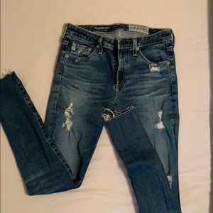 AG distressed jeans